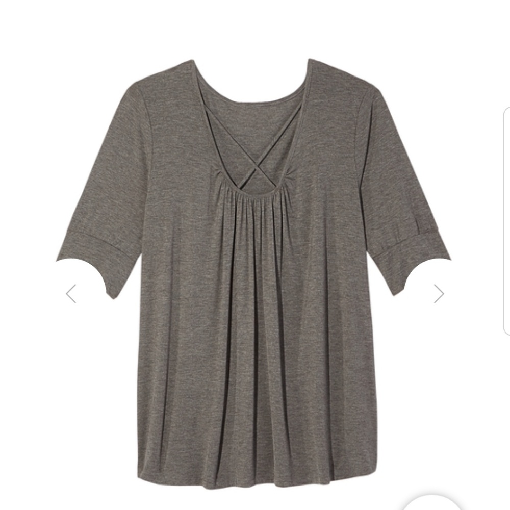 Charcoal Grey,Lattice Tee